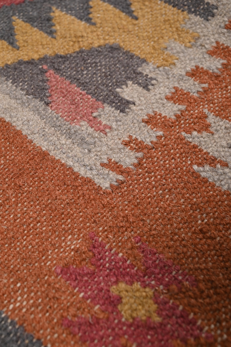 Multicolor 100% Wool Handwoven Kilim Rug