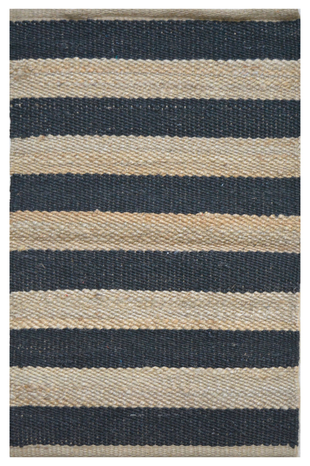 Multi Colour Jute Hand Woven 2 x 3 Feet Dhurrie