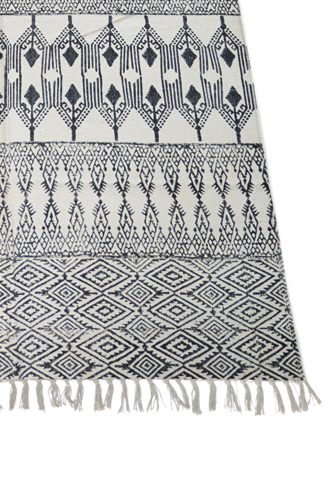 Hand Block Printed Rug