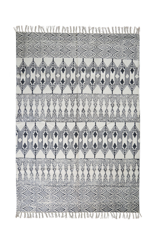 Hand Block Printed Rug