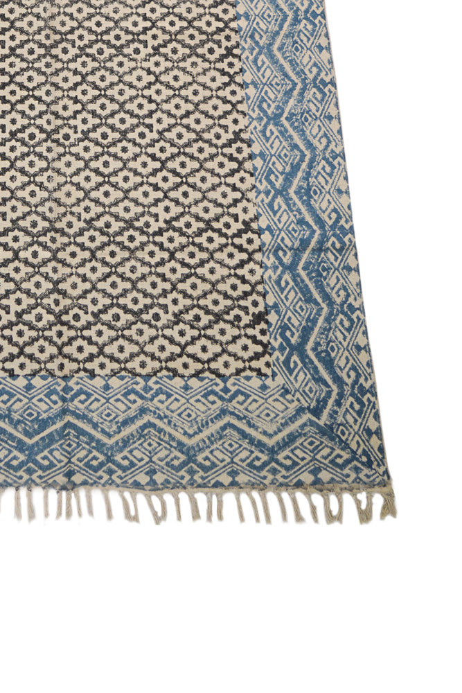 Hand Block Printed Rug