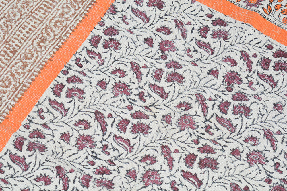 Hand Block Printed Rug