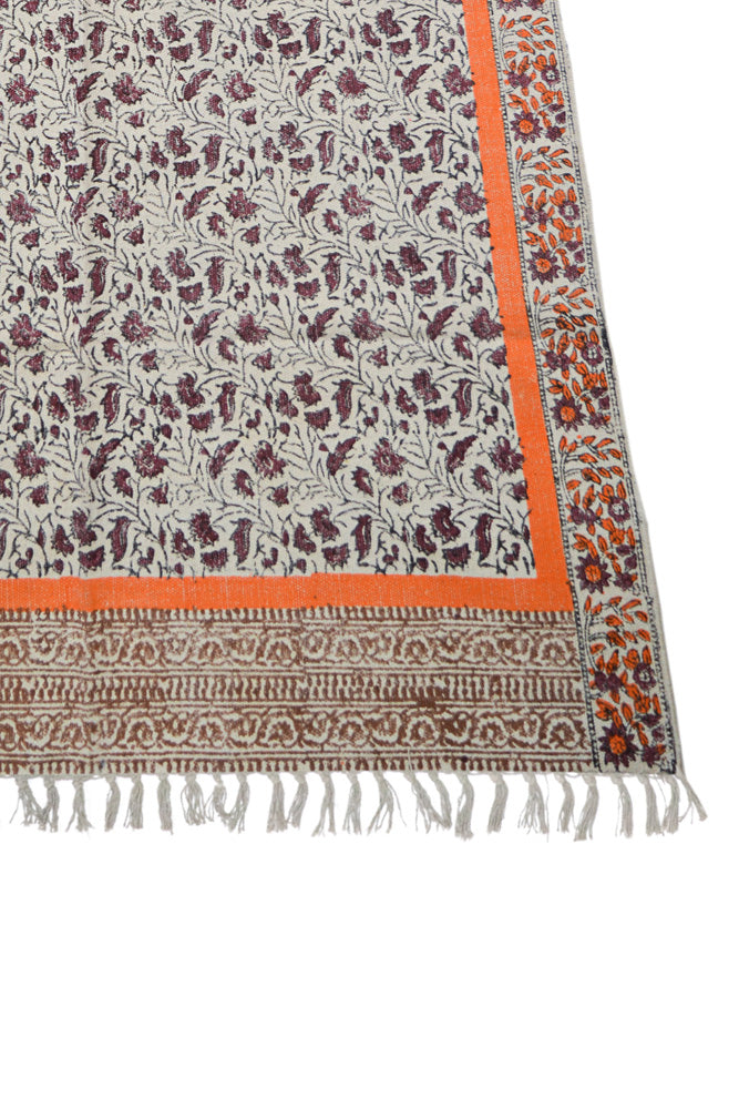 Hand Block Printed Rug