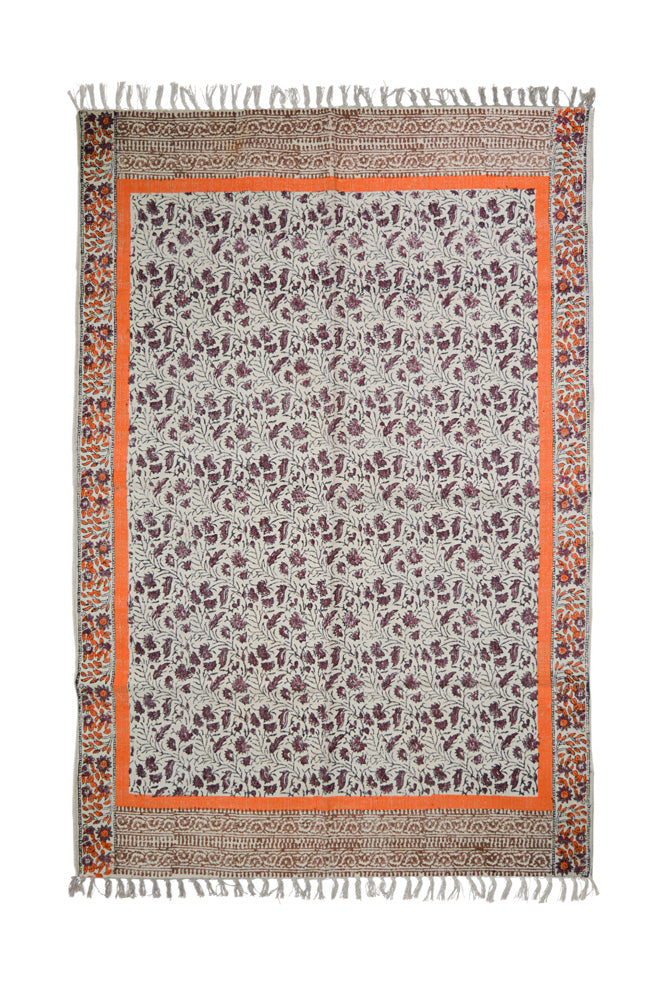 Hand Block Printed Rug