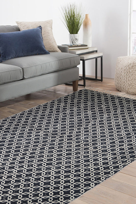 Hand Block Printed Rug