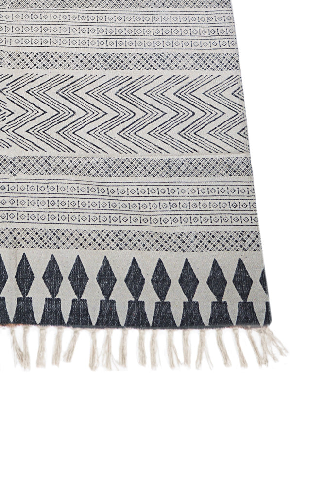 Hand Block Printed Rug