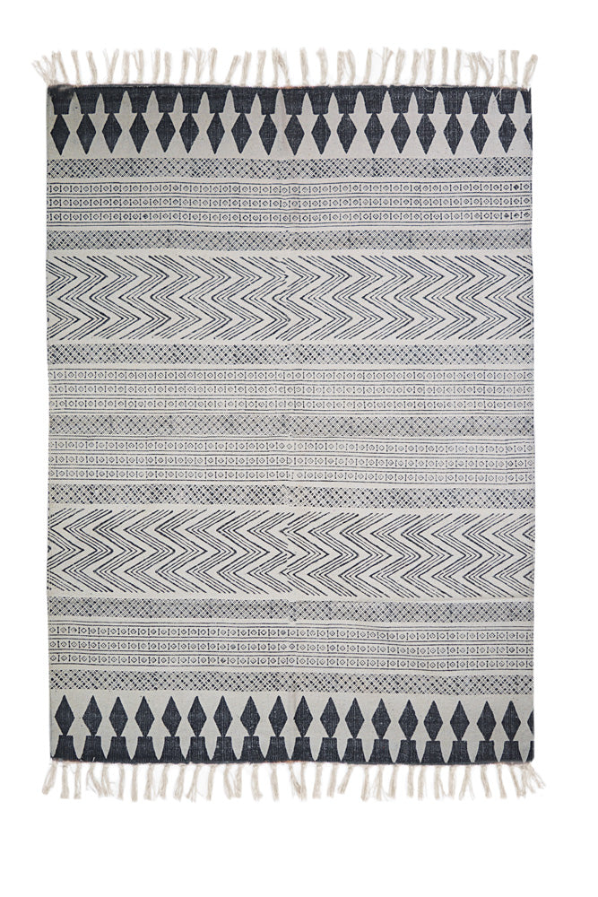 Hand Block Printed Rug