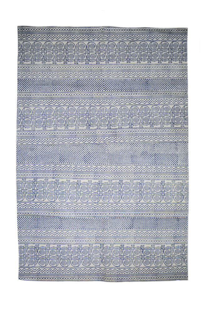 Hand Block Printed Rug