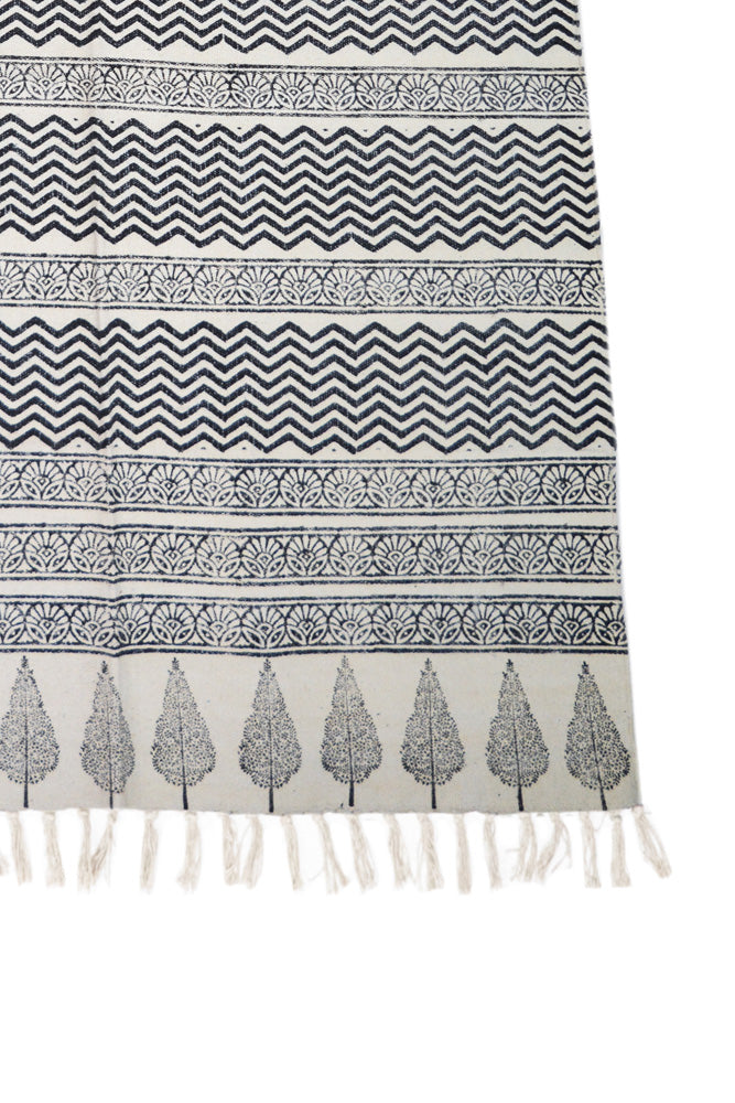 Hand Block Printed Rug