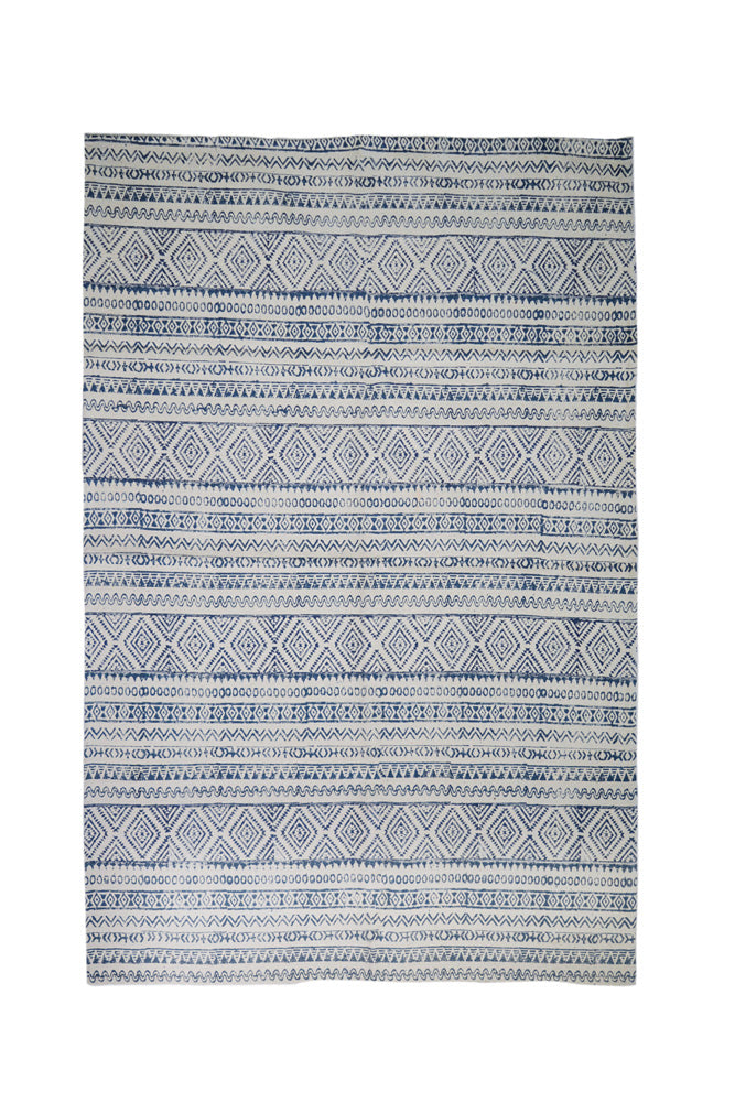 Hand Block Printed Rug