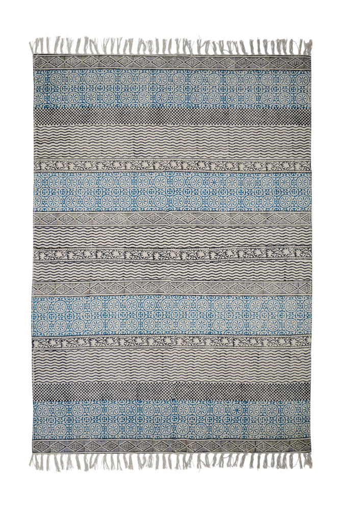 Hand Block Printed Rug