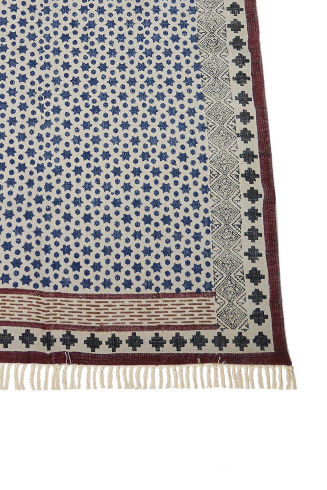 Hand Block Printed Rug