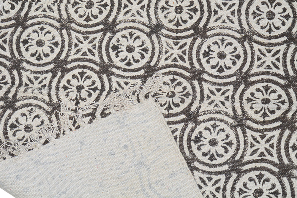 Hand Block Printed Rug