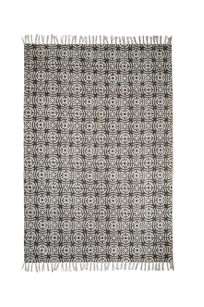 Hand Block Printed Rug