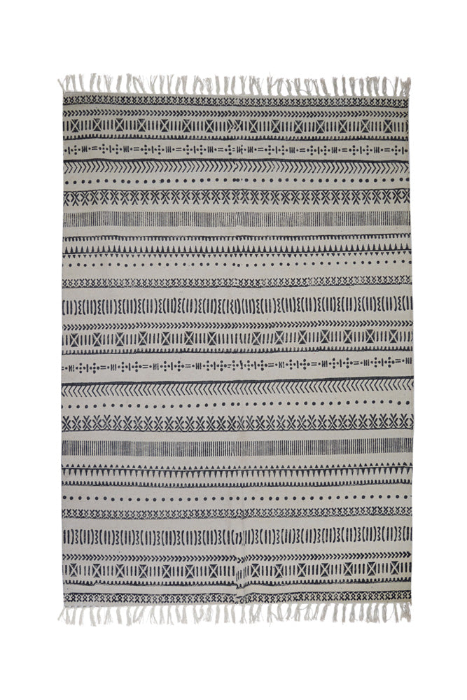 Hand Block Printed Rug