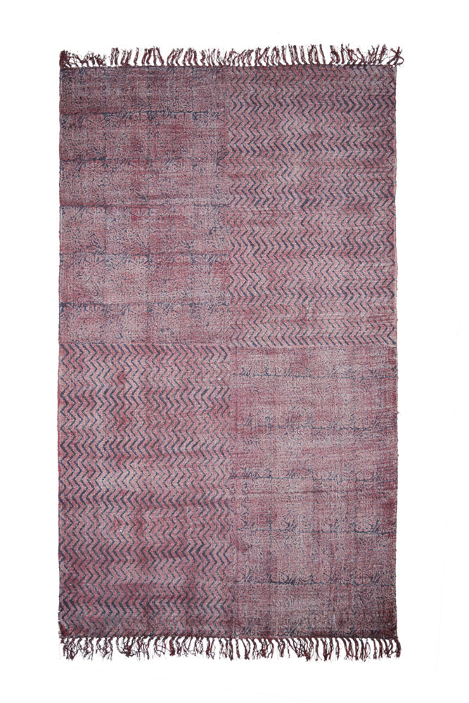 Hand Block Printed Rug