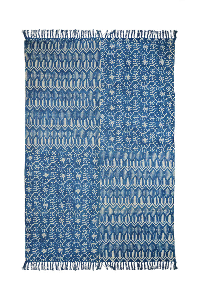 Hand Block Printed Rug