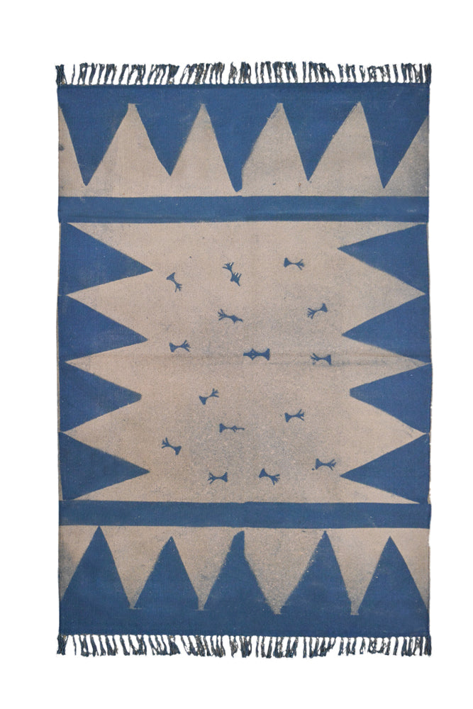 Hand Block Printed Rug