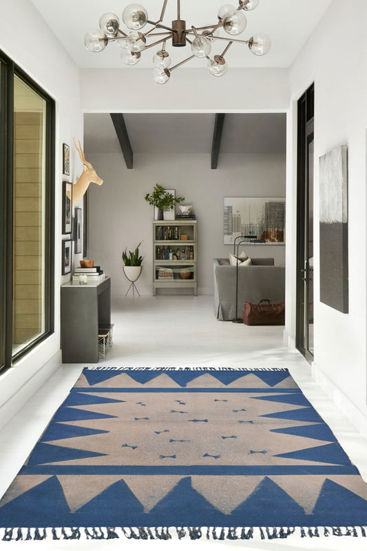 Hand Block Printed Rug