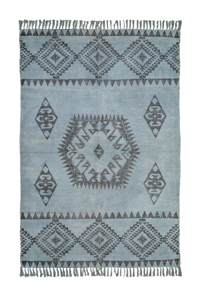 Hand Block Printed Rug