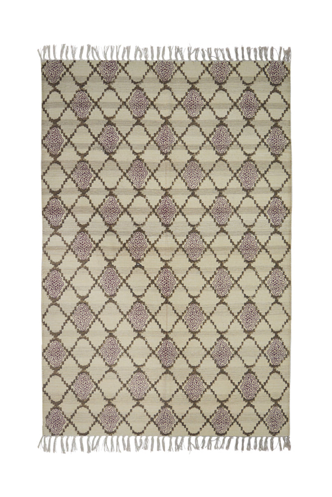 Hand Block Printed Rug