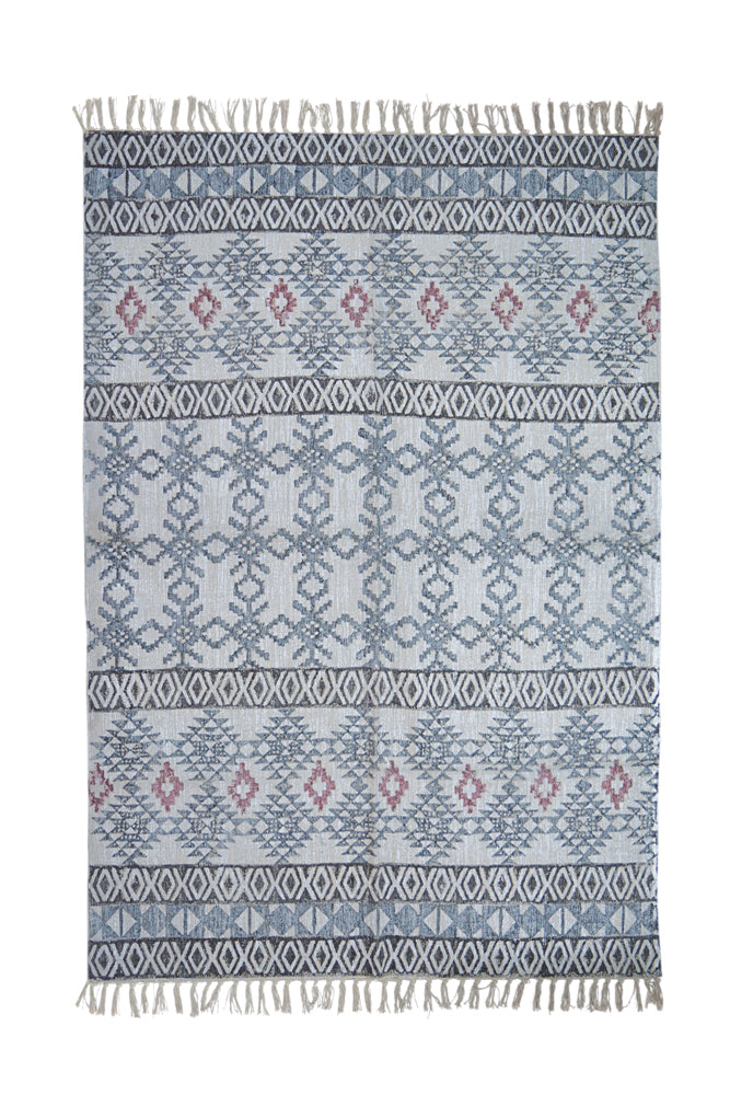 Hand Block Printed Rug