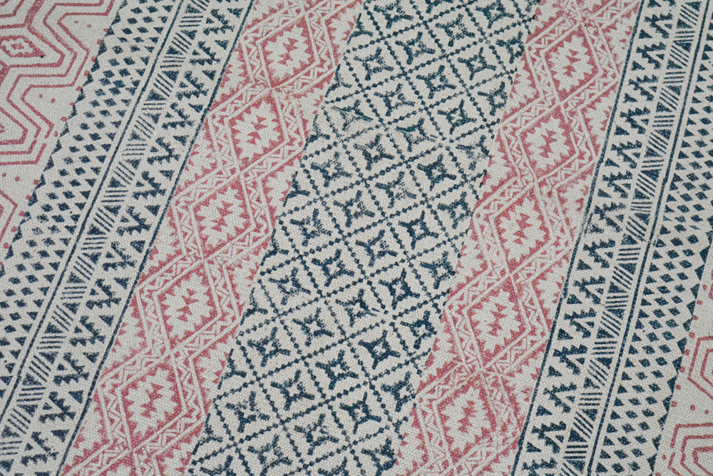 Hand Block Printed Rug