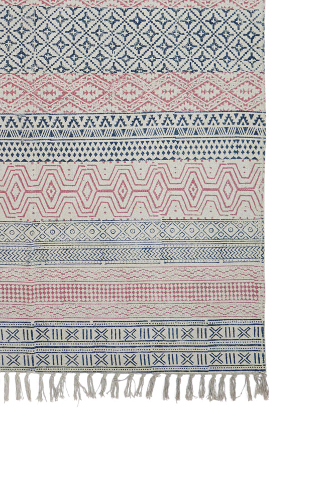 Hand Block Printed Rug