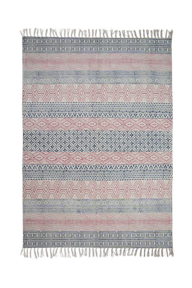 Hand Block Printed Rug