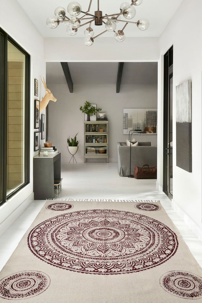 Hand Block Printed Rug