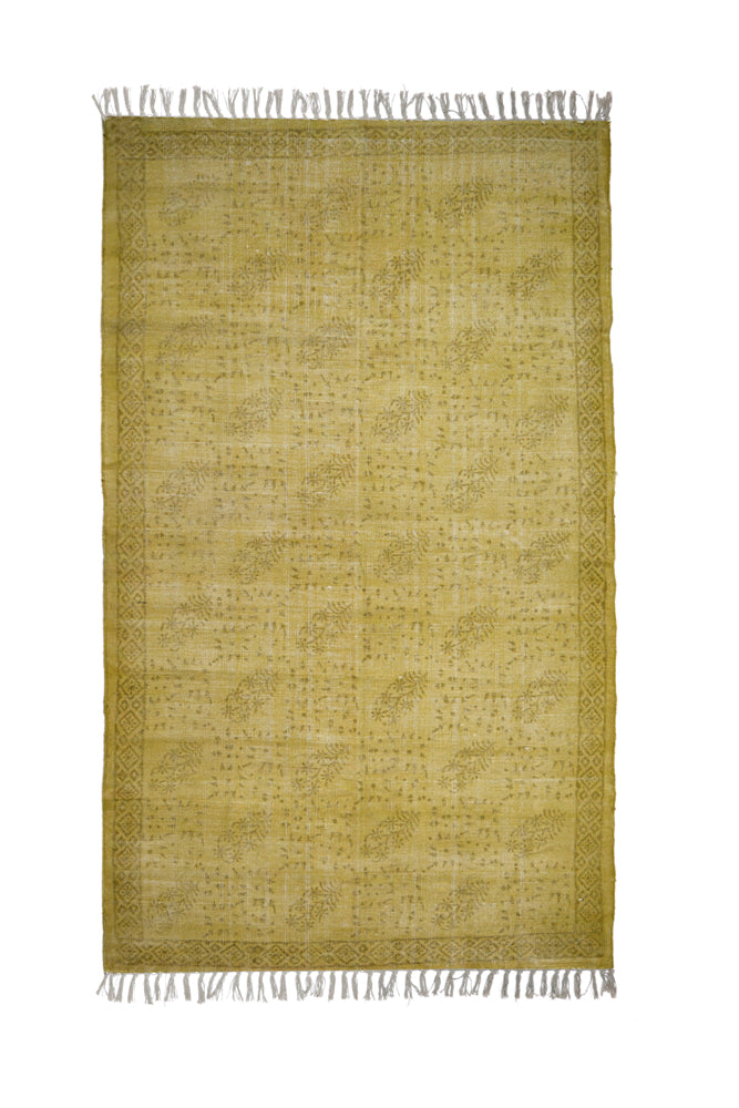 Hand Block Printed Rug