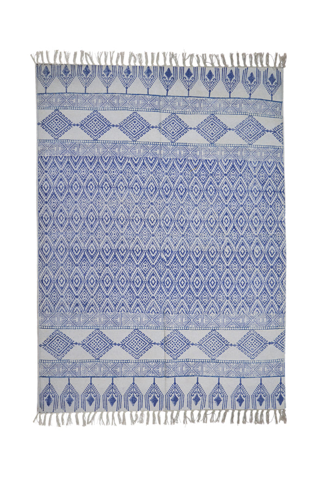 Hand Block Printed Rug