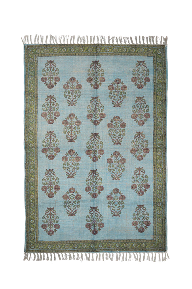 Hand Block Printed Rug