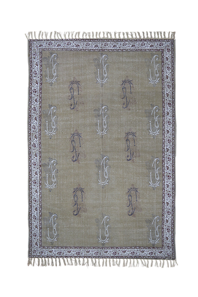 Hand Block Printed Rug