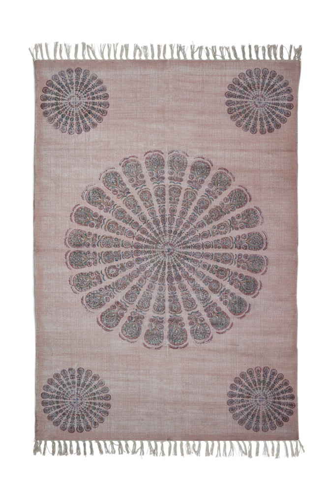 Hand Block Printed Rug