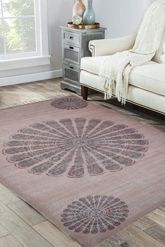 Hand Block Printed Rug