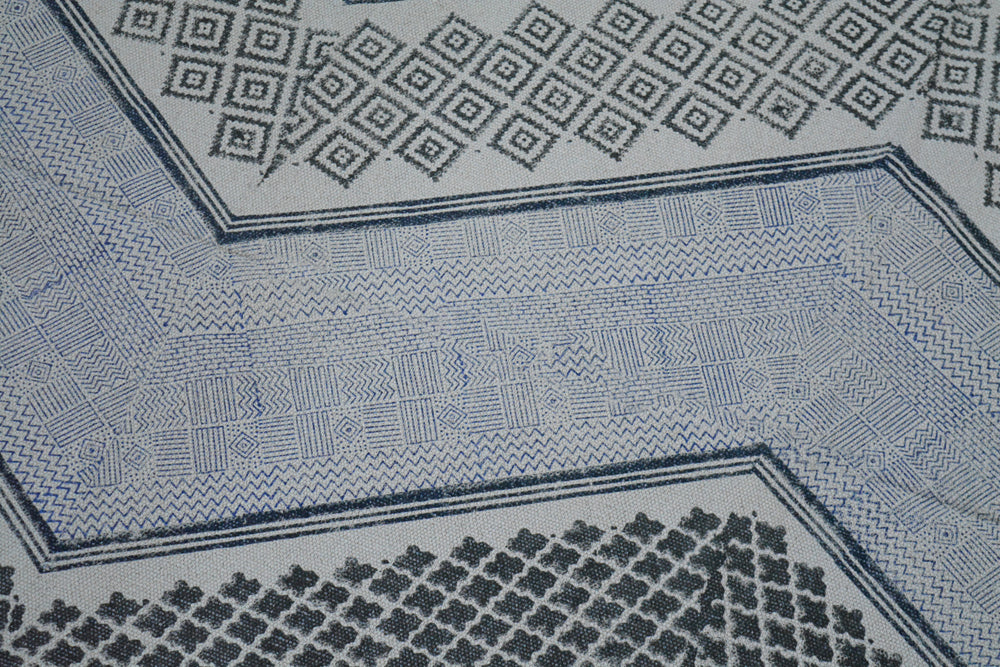 Hand Block Printed Rug