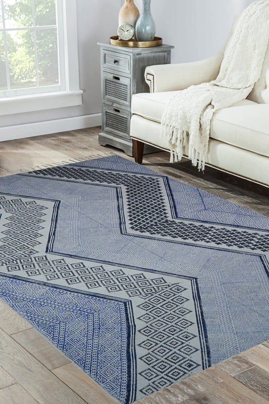 Hand Block Printed Rug