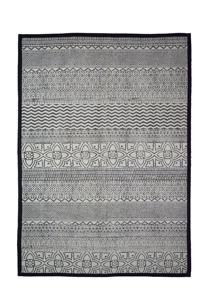 Hand Block Printed Rug