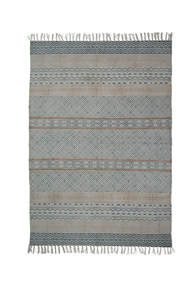 Hand Block Printed Rug