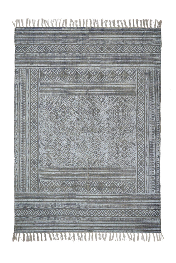 Hand Block Printed Rug