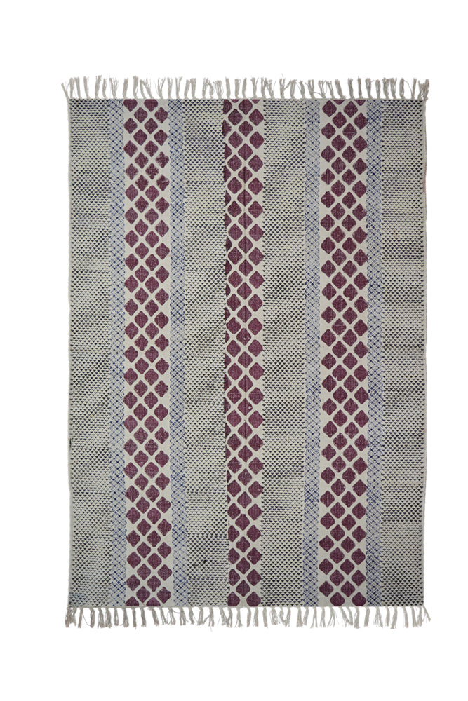 Hand Block Printed Rug