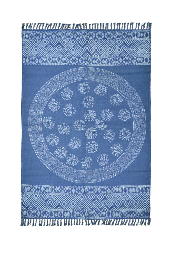 Hand Block Printed Rug