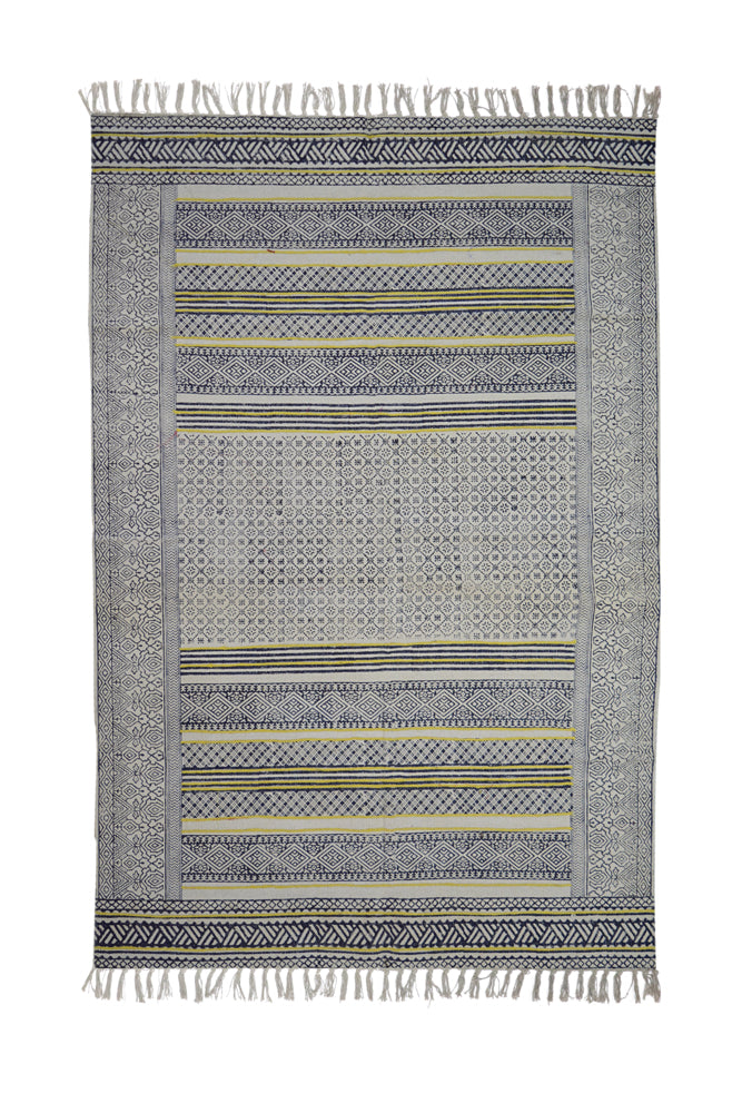 Hand Block Printed Rug