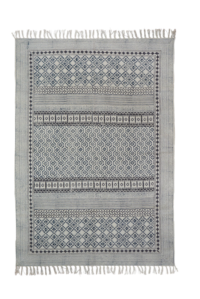 Hand Block Printed Rug